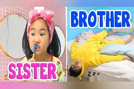 勤快的宝蓝VS邋遢的爸爸，你的生活更像谁呢？对比太搞笑了！