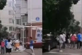 郑州一居民楼突发倾斜邻居奋力呼喊撤离，街道办：人员全部转移视频封面