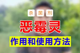 恶霉灵的作用与功效及正确使用方法视频封面