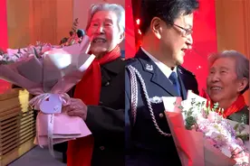 两代人的荣誉！88岁新中国第一代女交警见证儿子光荣退休视频封面