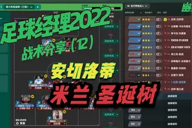 足球经理2022-战术分享（12）安切洛蒂米兰圣诞树视频封面