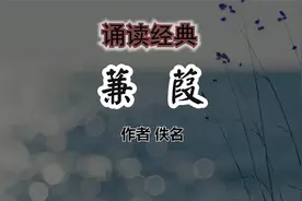 诵读《蒹葭》 +译文解读