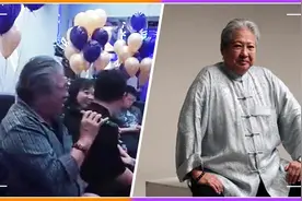 69岁洪金宝现身KTV，激情演唱《大哥》，一曲展露好精神