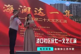 淮安清浦街道港口社区 举行“海润这一年 欢庆七一·”文艺汇演视频封面