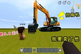 迷你世界：为了给狗狗治病，大表哥以10块钱的价格，卖掉了挖掘机