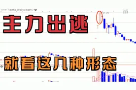 识别主力出逃，股票图上会留下这些K线形态，股民熟记以免追高！视频封面