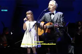 安德烈波切利 和女儿弗吉尼亚   哈利路亚