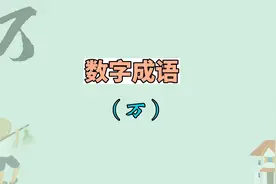 数据成语“万”，成语大全视频封面