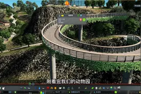 都市天际线，在小岛上修建了动物园，吸引了大批的游客