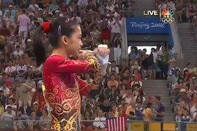 【高清录像】北京奥运会体操女队江钰源高低杠成套（高难转体）视频封面
