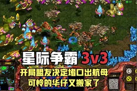 星际争霸 开局盟友决定堵口出航母 可怜的华仔又搬家了视频封面