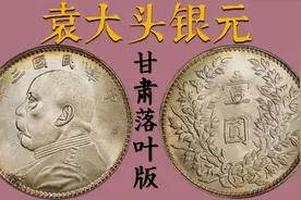 甘肃落叶版袁大头银元，价值很高却很好分辨，一分钟就能轻松学会视频封面