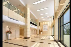 办公楼大厅.写字楼大厅设计案例效果图工装 办公楼大厅大厅效果图