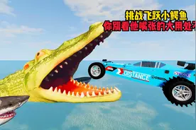 挑战飞跃小鳄鱼你别看他嘴张的大用处不大视频封面