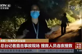 东航一架客机昨日坠毁 总台记者直击事故现场 搜救人员连夜搜救视频封面