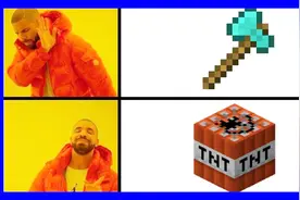 我的世界：砍树的另类方法！用TNT大炮获取木头