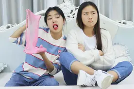 飞机为什么撞不到星星？姐妹俩谁答上来无硼砂泥归谁，太有趣了