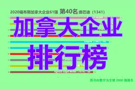 2020福布斯加拿大企业排行榜！视频封面