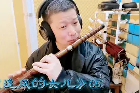 笛子竹笛演奏《追风的女儿》此曲轻盈飘摇，如爱美的女儿随风而动视频封面