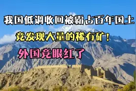 我国低调收回被霸占百年国土，竟发现大量的稀有矿！外国竟眼红了视频封面