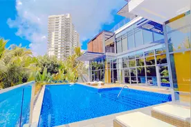 海南顶级豪宅天花板，1500m²独栋带超大花园，好羡慕土豪的生活视频封面