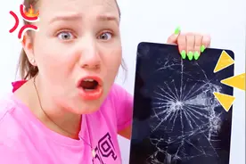 小女孩弄碎姐姐的平板电脑，还把姐姐惹生气了，姐姐会接受道歉吗