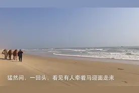 我正在广东湛江旅居 大海 沙滩 马这是一幅怎样的画面！视频封面
