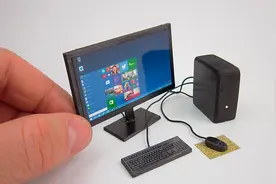 简单好玩的纸模迷你电脑教程，1：100高还原度，太厉害了！