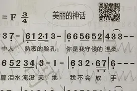 经典歌曲《美丽的神话 》，跟着有声简谱一起唱视频封面