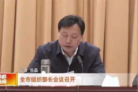 邯郸市组织部长会议召开视频封面