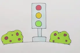 怎么画红绿灯，绘画达人教你画红绿灯简笔画，画法很简单