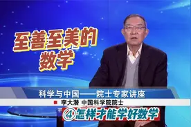 #李大潜 至善至美的数学④怎样才能学好数学@数学网红视频封面