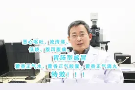 胃肠型感冒：恶心呕吐、流清涕、低烧、腹泻腹痛，藿香正气散主治视频封面
