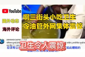 油管海外网友看印度阿三街头小吃卫生集体震惊庆幸我不在这个国家视频封面