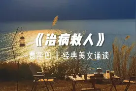经典美文朗诵：贾平凹《治病救人》药可治病，书可救人，相视莫逆