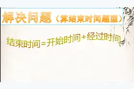 三年级下册解决问题算结束时间题型