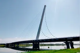 实拍已经通车的太原迎宾桥，这是太原第21座跨汾河大桥！