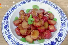 家政女皇：樱桃萝卜新吃法！教你一道醋烧小萝卜，夏天吃巨开胃