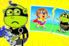 小狮子动画：笑脸表情包变成大坏蛋，怎么抓住他！视频封面