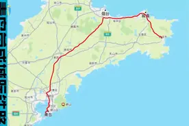 青岛荣成城际铁路（青岛站-荣成站）行驶路线示意图视频封面