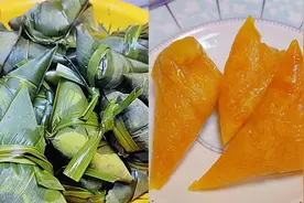 端午节要吃粽子，分享湖南正宗碱水粽简单做法，色泽好看软糯可口