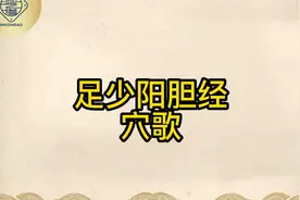 足少阳胆经穴歌视频封面