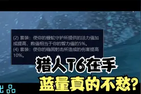 魔兽世界怀旧服：深度剖析猎人T6套装效果，嗑蓝即将成为过去式？