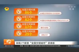 湖南4个新晋“全国文明城市”获表彰视频封面