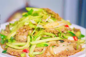 为什么四川凉菜特别好吃？看师傅做这道凉拌牛肚，口水都忍不住了视频封面