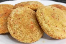 莲藕饼的家常做法，不蒸，不煮，简单一揉一捏，香脆可口，真香视频封面