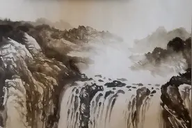 如何绘画山水画呢？老师：线条需流畅、需有粗细之分，需主次分明