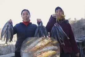 农村大姐买10斤鲅鱼做河北酥鱼，骨酥刺烂鱼肉香鲜，全家都爱吃视频封面