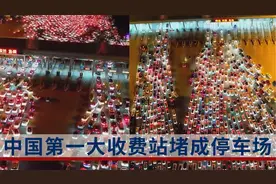 中国第一大收费站堵成停车场，有人开车6小时走90公里视频封面