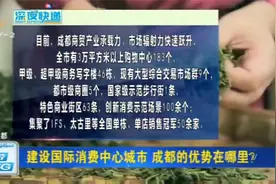 建设国际消费中心城市，成都的优势在哪里？视频封面